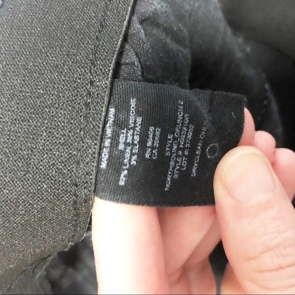 Theory Northsound Linen Pants Size 8 black grey - Picture 7 of 8